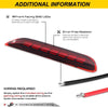 LED Rear Bumper Reflector Lights with Tail and Brake Functions