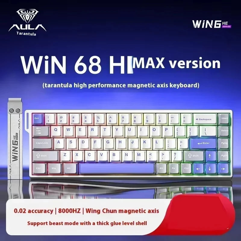 Aula Win60/Win68 Magnetic Switch Gaming Keyboard with 8K Polling