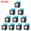 A set of 10 stickerless speed cubes for solving and practice.