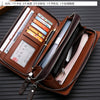 Men's Leather Clutch Wallet with Phone Pocket