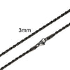 Stainless Steel Rope Chain Necklace