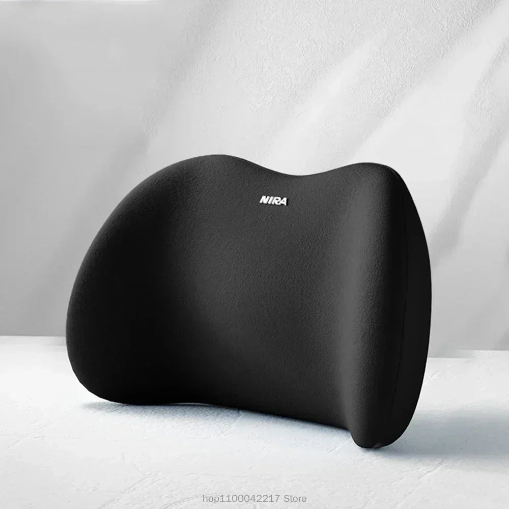 Memory Foam Car Headrest Pillow with Lumbar Support