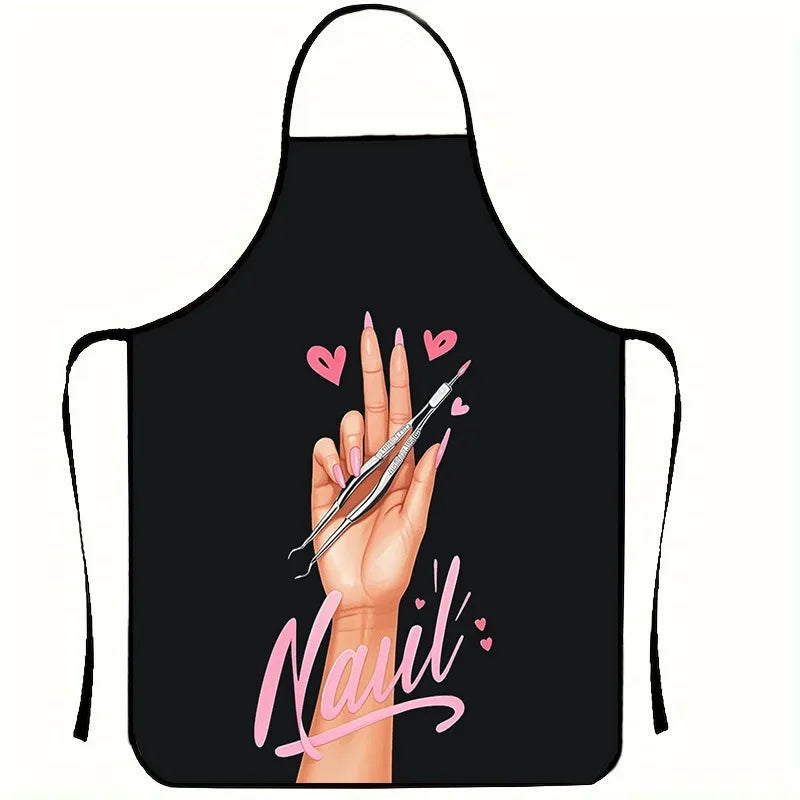 Professional Nail Artist Apron with Pockets – Stain Resistant and Lightweight