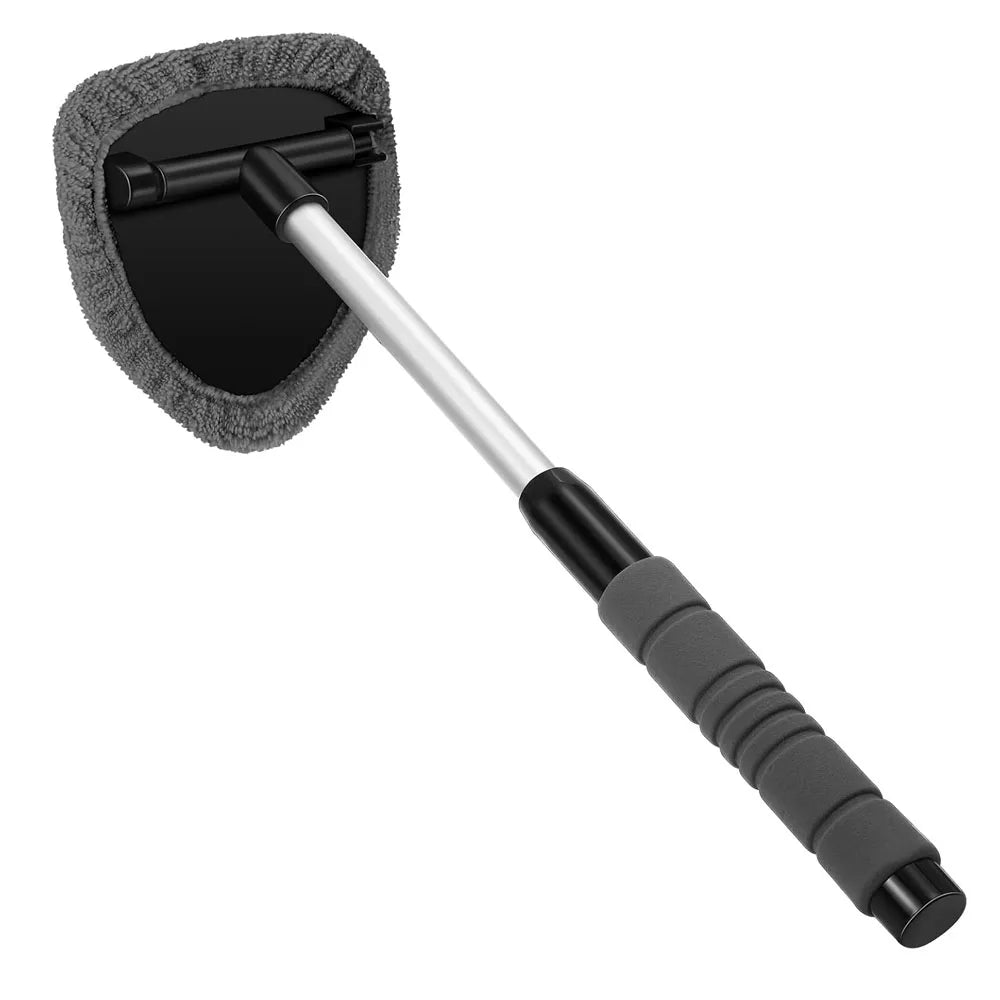 Telescopic Car Windshield Cleaner with Microfiber Pads