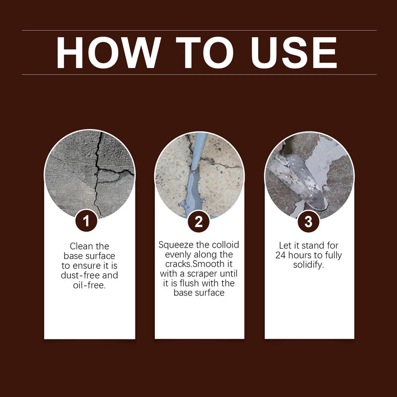 Self-Leveling Concrete Crack Filler & Sealant