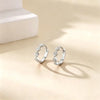 Cubic Zirconia Hoop Earrings