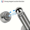 Nahaufnahme eines robusten magnetischen Türstopper, der seine starke Magnetansaugfunktion demonstriert.