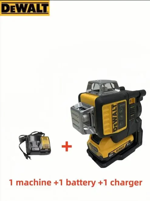 Green Laser Level with 360° Vertical Lines and Lithium Battery