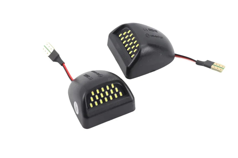 White LED License Plate Lights for Chevrolet Silverado, GMC Sierra, and More