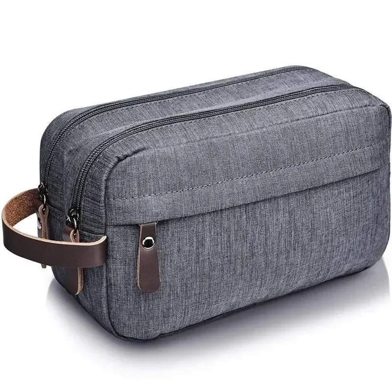 Foldable Travel Toiletry Bag – Large Capacity, Water-Resistant Oxford Organizer