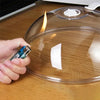 Transparent Microwave Splash Guard with Ergonomic Handle