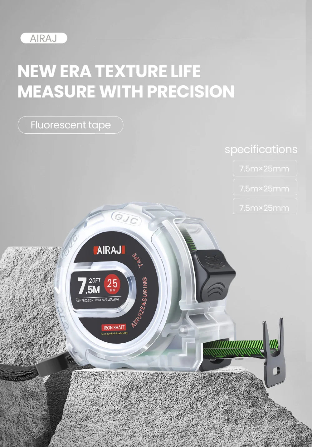 Fluorescent Tape Measure