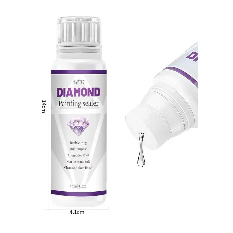 Diamond Painting Sealer with Glossy Finish