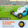 10" Solid PU Run-Flat Wheels with Metal Hub (2-Pack)