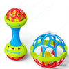 Baby Rattle Set with Spinning Beads – Sensory Toy for Infants