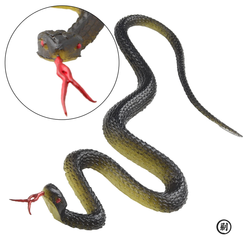 Juguete Broma: Serpiente de Goma Realista