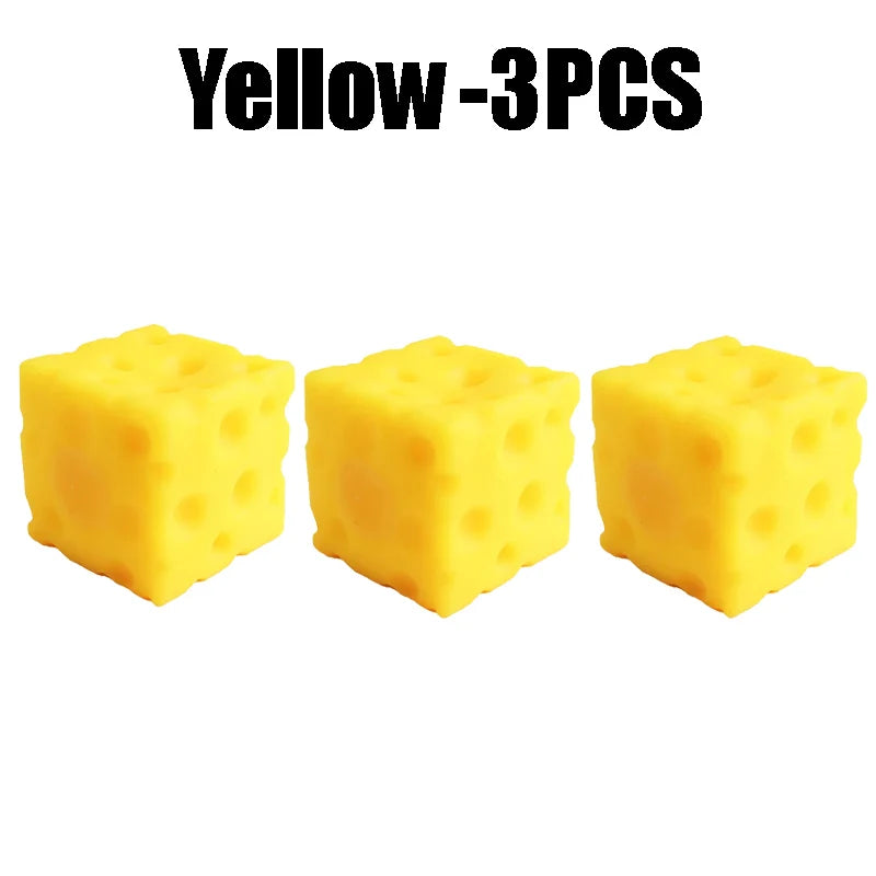 Cheese-Shaped Squeeze Fidget Toy