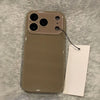 Slim Shockproof Hard Case for iPhone with Tempered Glass Lens Protector