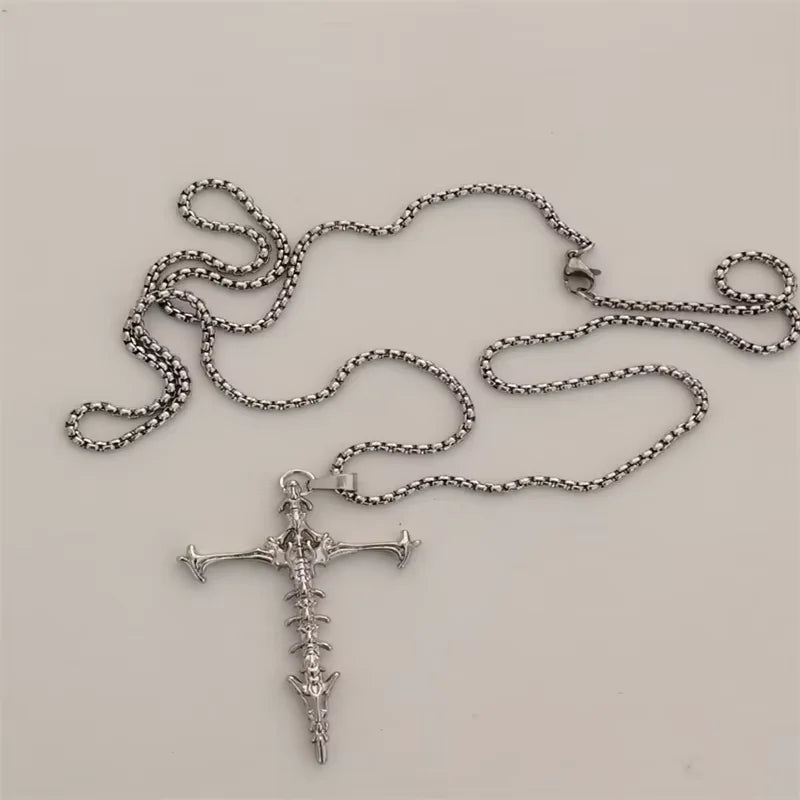 Vintage Cross Pendant Necklace