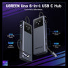 6-in-1 USB-C Hub with 4K HDMI, 10Gbps Data, and 100W Pass-Through Charging