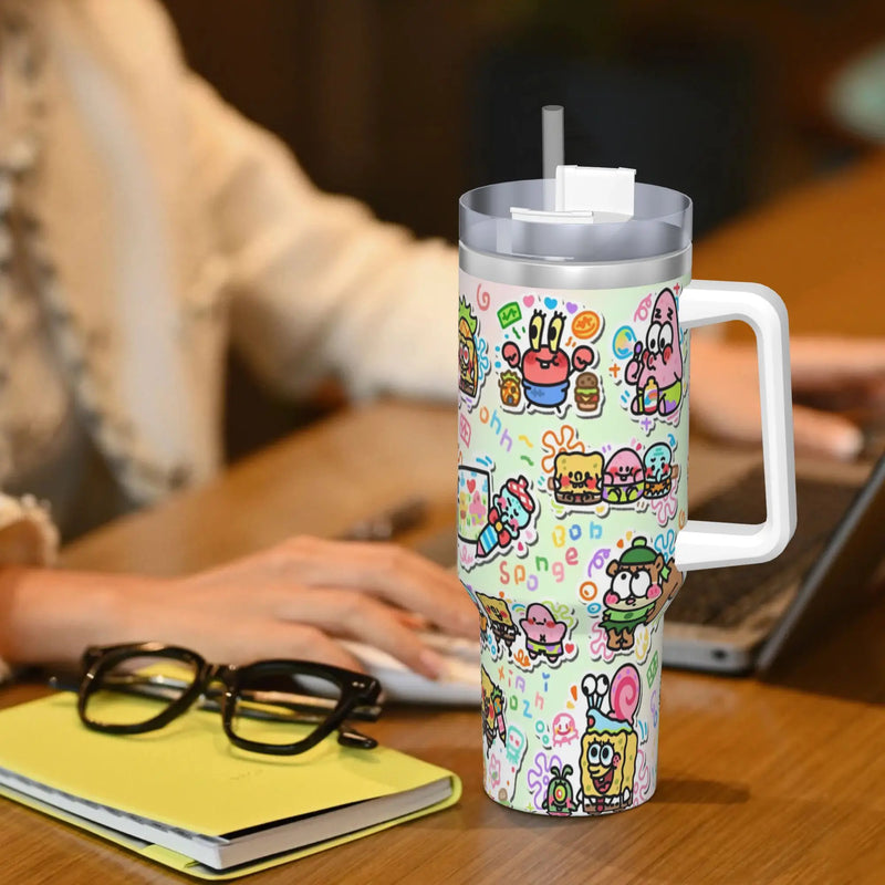 SpongeBob SquarePants 3D Stainless Steel Tumbler