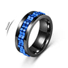 Gear-Chain Rotating Anxiety Ring
