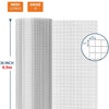 A roll of 36 inch galvanized steel wire mesh, 1/2 inch mesh size, with dimensions of 15 meters or 50 feet.