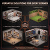 Heavy-Duty Wall Mount Metal Hooks for Garage and Workshop Storage