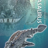 A toy model of a Mosasaur dinosaur with a 2.4GHz remote control for swimming in water.