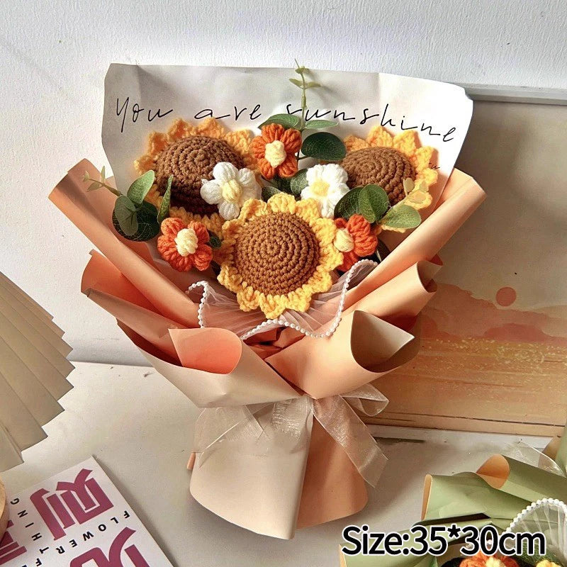 Handmade Crochet Flower Bouquet – Everlasting Gift for Any Occasion