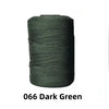Spool of 066 Dark Green ice silk crochet yarn for knitting and DIY crafts