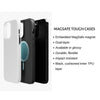 Striped Magnetic Phone Case with Dual-Layer Protection