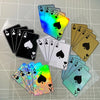 Poker Card Vinyl Decal for Motorcycles & Cars
