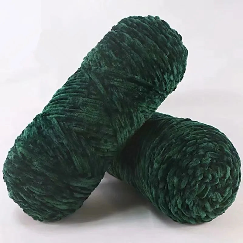 Soft Chenille Yarn for Knitting and Crochet