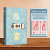 PU Leather Cash Envelope Budget Binder