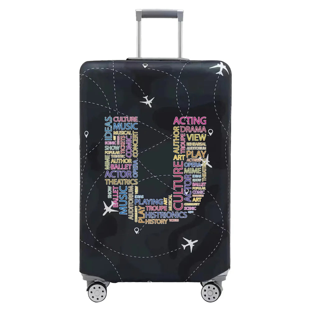 Stretch Fabric Luggage Cover for Suitcases (18-32 Inch)