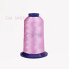 A spool of pink polyester embroidery thread labeled Col. 1453.