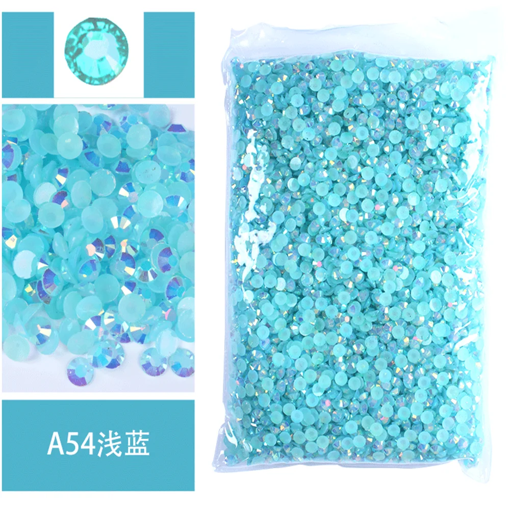 Jelly AB Flatback Resin Rhinestones (2-6mm)