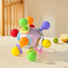 Baby Sensory Rattle Ball with Silicone Teether