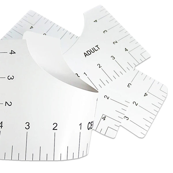 T-Shirt Alignment Ruler Set with Size Guide for Perfect Placement