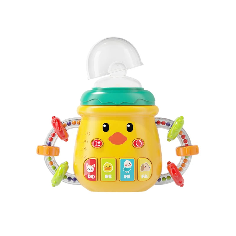 Baby Musical Feeding Bottle Pacifier Rattle Toy