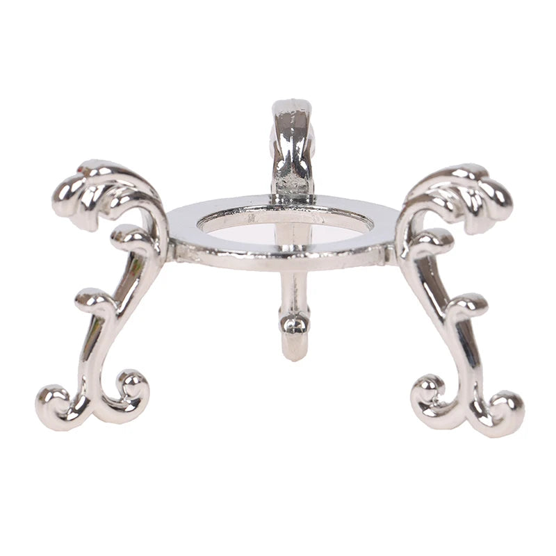 Gold-Plated Crystal Ball Display Stand