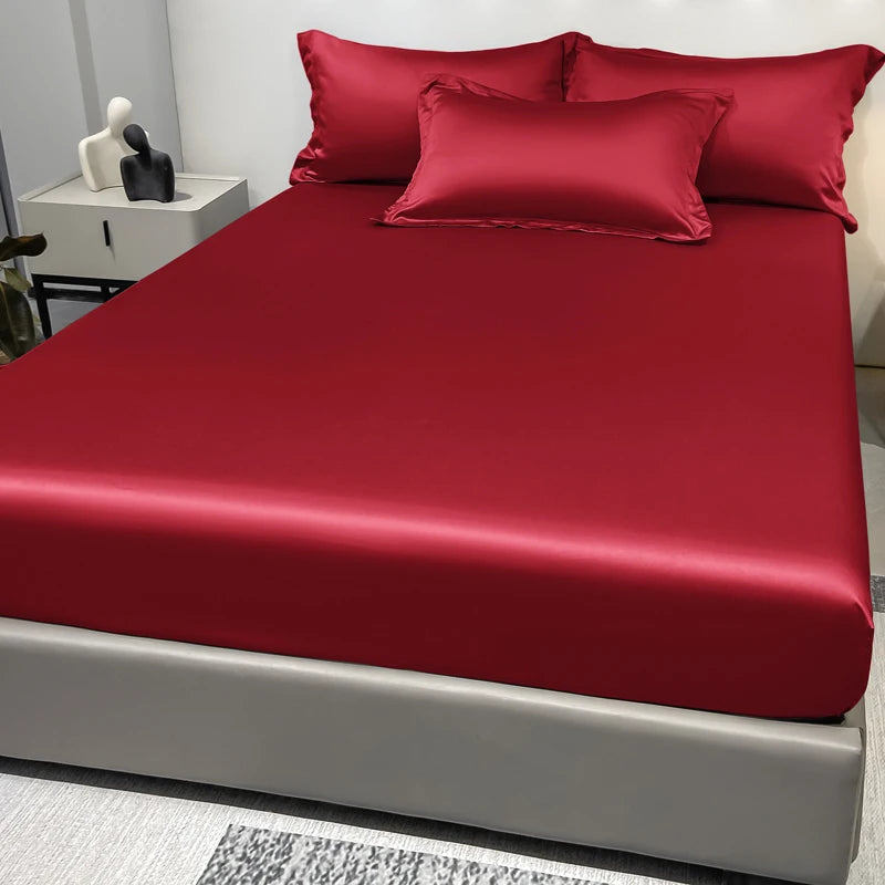 Luxury Satin Fitted Bed Sheet