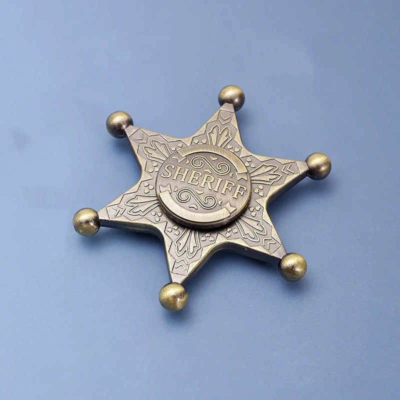 Hexagonal Metal Fidget Spinner for Stress Relief