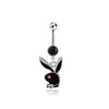 Gold Bunny Belly Button Piercing Ring