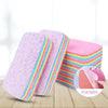 Rainbow Tear-Off Kitchen Sponge Cloth for Dishes and Surfaces