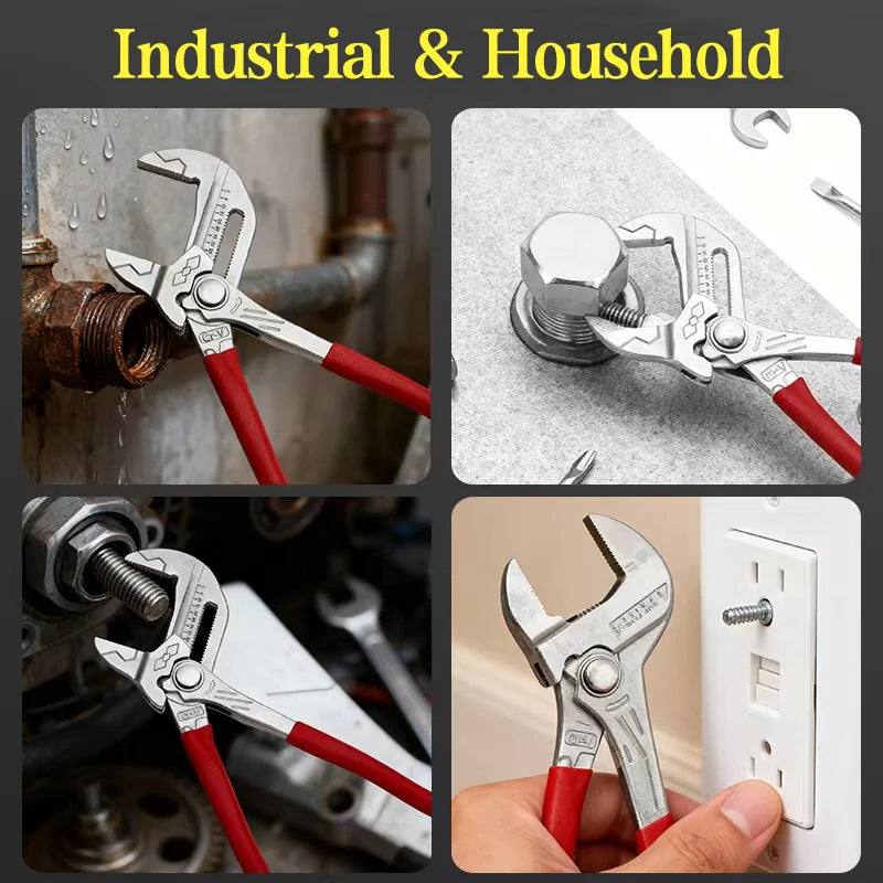 10-Inch Multifunctional Adjustable Wrench Pliers