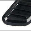 Carbon Fiber Style Car Hood Scoop Vent Covers (Pair)