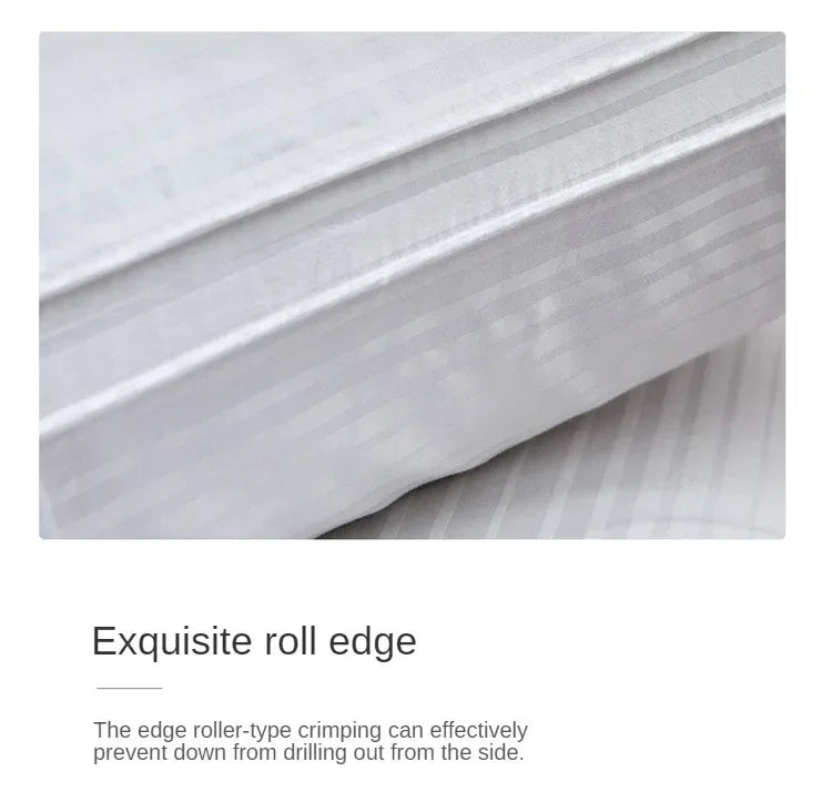 Premium Goose Down Pillow with Ergonomic Neck Support