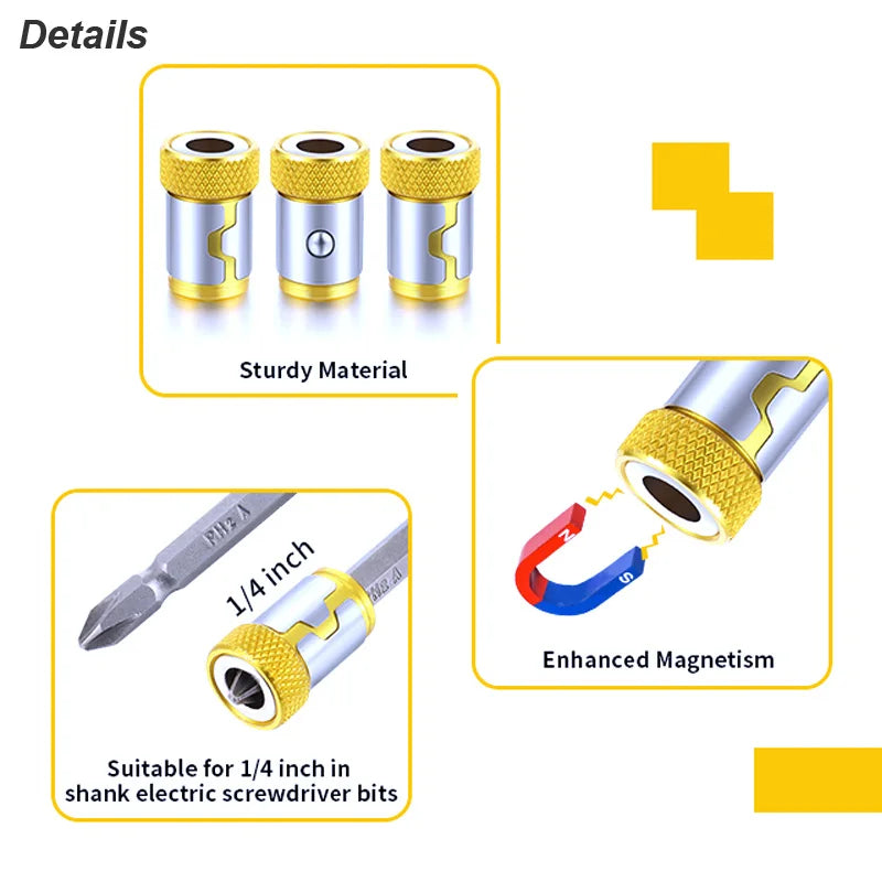 Magnetic Screwdriver Bit Holder Ring